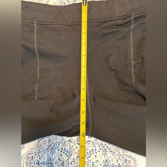 Kerrits Herringbone Riding Tights Breeches for Cool Weather. Black Ladies XL - Picture 7 of 7